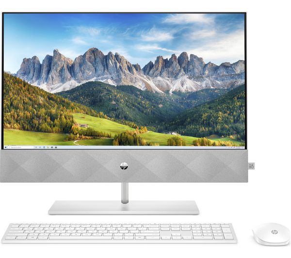 HP Pavilion 24-k0003na 23.8" All-in-One PC - AMD Ryzen 5, 512 GB SSD, White, White