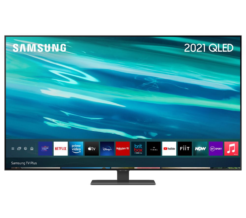 SAMSUNG QE75Q80AATXXU 75" Smart 4K Ultra HD HDR QLED TV with Bixby, Alexa & Google Assistant