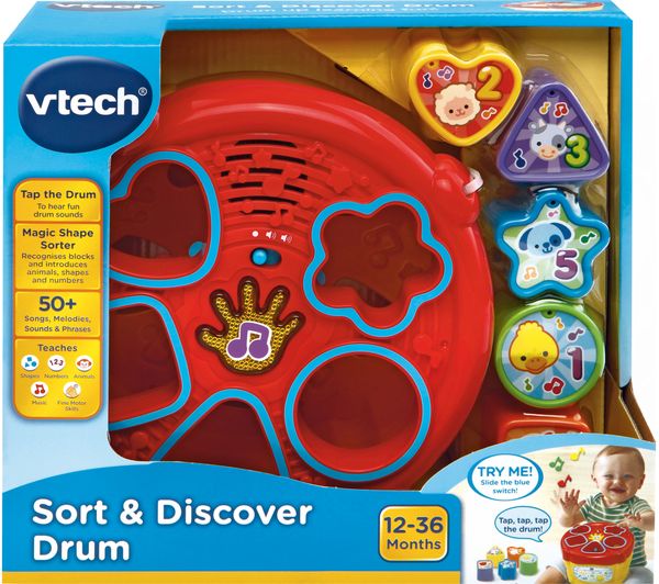 Buy Vtech Baby Sort Discover Drum Toy Free Delivery Currys