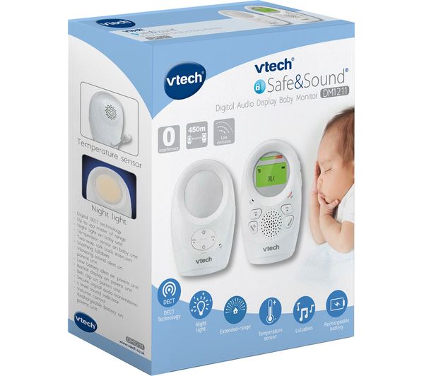 Buy Vtech Dm1211 Audio Baby Monitor White Free Delivery Currys