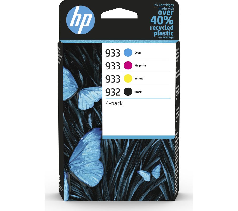 HP 932 & 933 Cyan, Magenta, Yellow & Black Ink Cartridges - Multipack