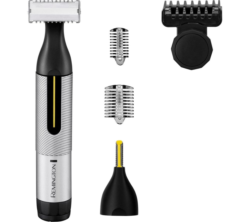 REMINGTON Omniblade Precision Wet & Dry Beard Hair Clipper - Black & Silver, Black