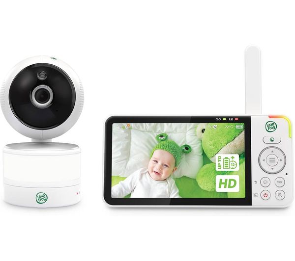 Leapfrog Lf915hd 5 Hd Ready Pan Tilt Video Baby Monitor White