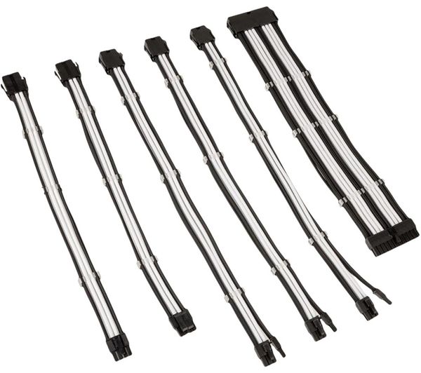 KOLINK Core Adept Power Extension Cable Kit - Black & White