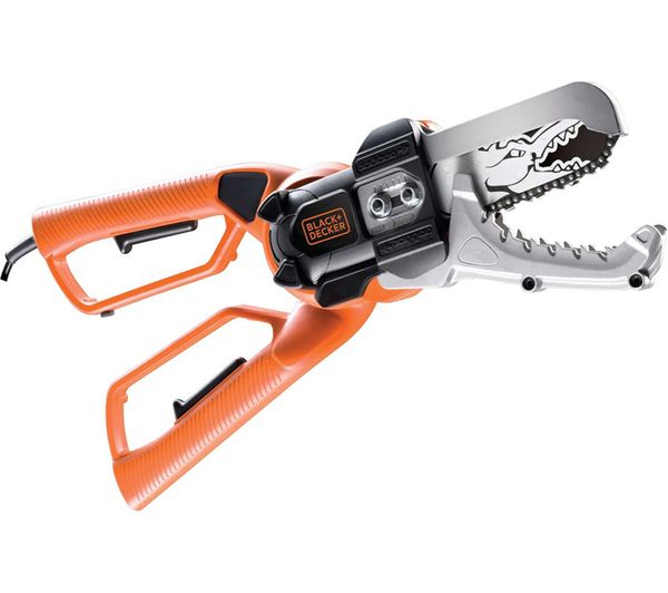 Black Decker Gk1000 Gb Alligator Chainsaw Lopper Pruner Orange Black