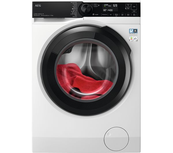 Image of AEG ProSteam LFR74164UC WiFi-enabled 10 kg 1600 Spin Washing Machine - White & Black
