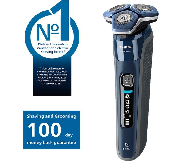 S7882/55 PHILIPS Series 7000 S7882/55 Wet & Dry Rotary Shaver Ice