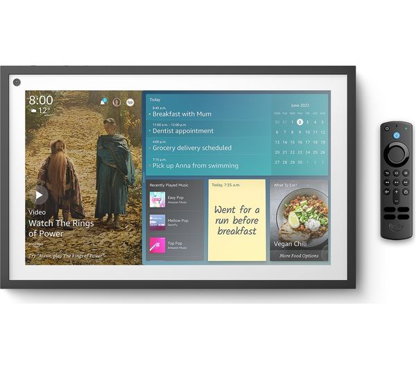 Amazon Echo Show 15 Smart Display With Alexa Fire Tv Voice Remote