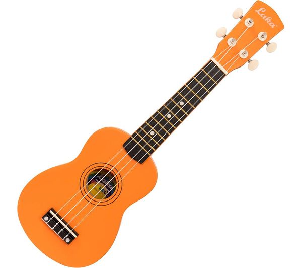 Laka Rainbow Series Soprano Ukulele Orange