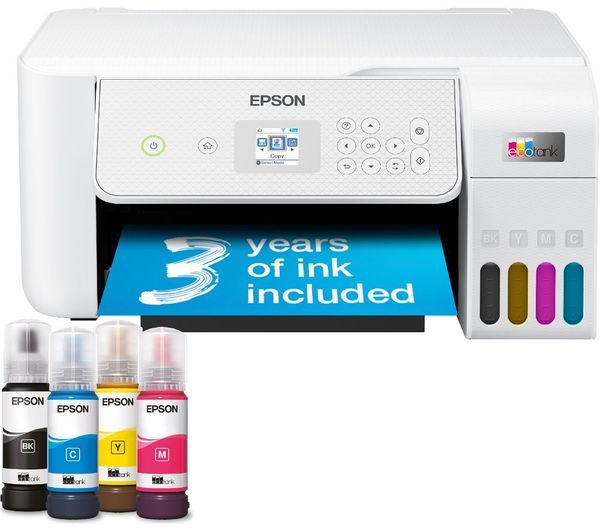 Image of EPSON EcoTank ET-2876 All-in-One Wireless Inkjet Printer