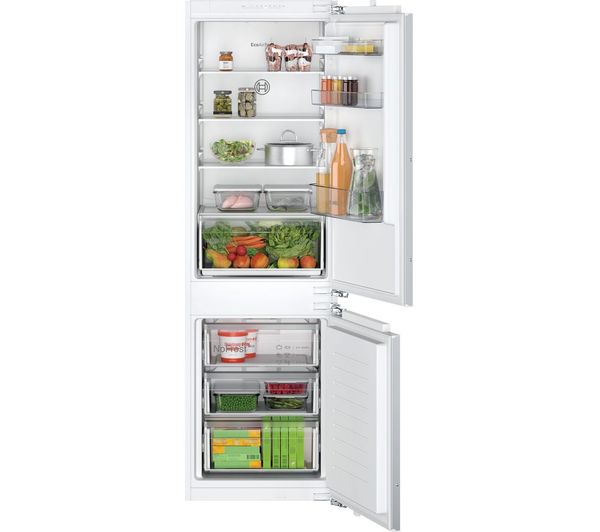 BOSCH Series 2 KIN86NFE0G Integrated 60/40 Fridge Freezer - Fixed Hinge