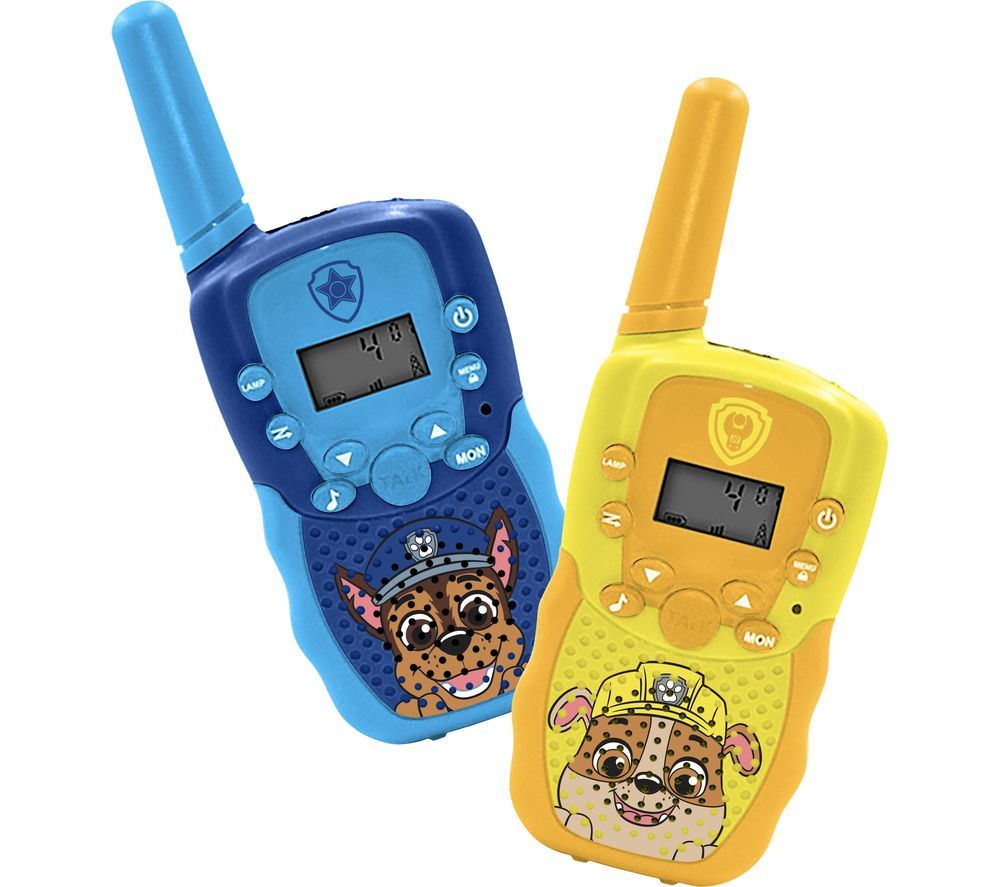 SH1212 Paw Patrol Walkie Talkie Set - Blue & Yellow