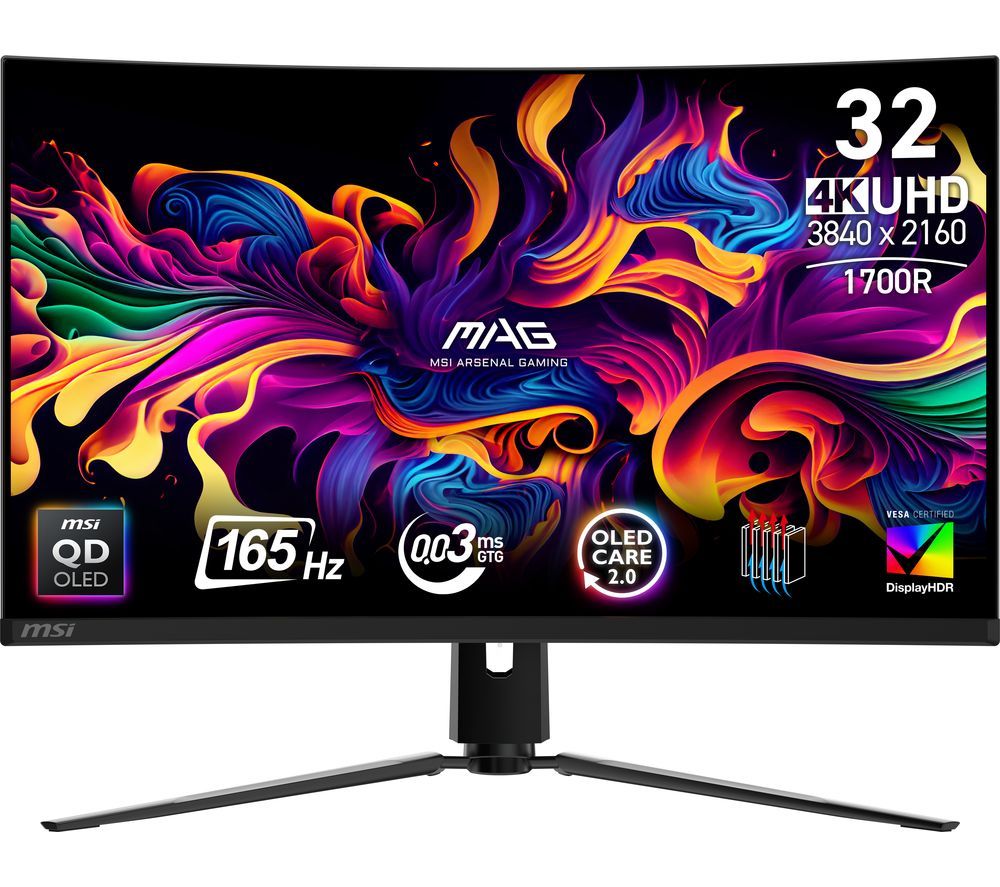 MAG 321CUP 4K Ultra HD 32" QD-OLED Curved Gaming Monitor - Black
