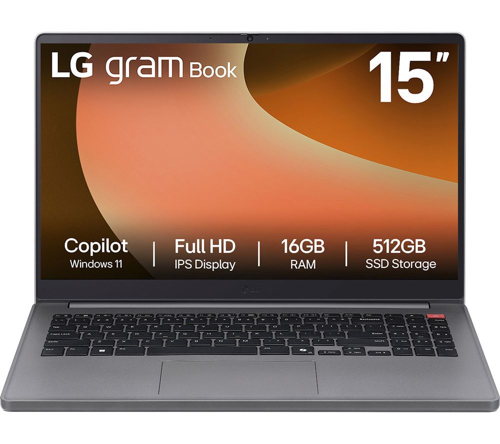 gram Book AI 15U50T-G.AA56A1 15.6" Laptop - Intel® Core™ i5, 512 GB SSD, Titan Silver