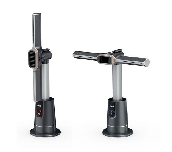 SHARK TH200UK TurboBlade Cool + Heat High-Speed Multi-Directional Tower Fan & Heater - Charcoal & Gold