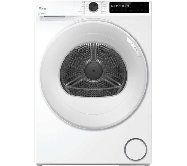 An image of HOOVER Pro Dry Series 3 HBR 9N2X-80 WiFi-enabled 9 kg Heat Pump Tumble Dryer - White