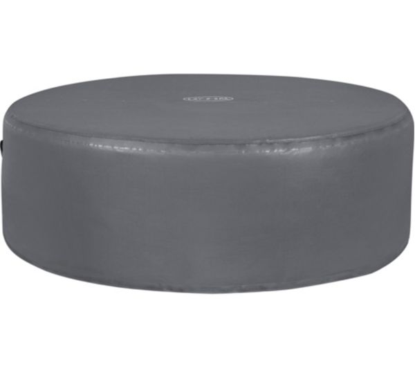 An image of LAY-Z-SPA BW60318 Large Round Thermal Hot Tub Cover - Grey