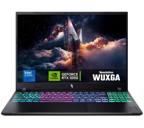 An image of ACER Nitro V 16 16" Gaming Laptop - Intel® Core™ Ultra 5, RTX 5050, 512 GB SSD