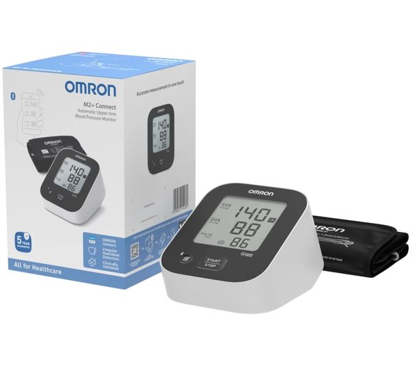 An image of OMRON M2+ Connect Upper Arm Blood Pressure Monitor