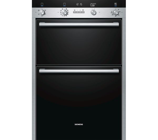 SIEMENS HB55MB551B Electric Double Oven - Stainless Steel, Stainless Steel