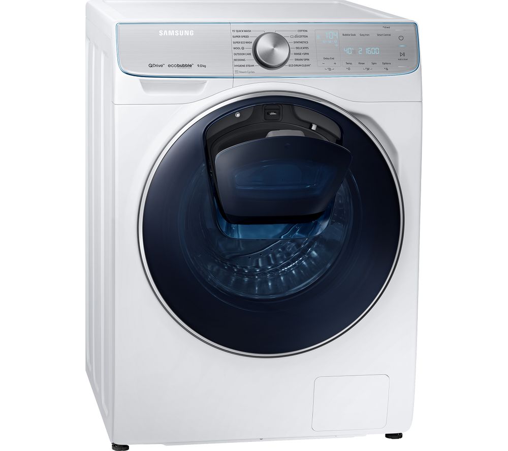 SAMSUNG WW90M761NOR Smart 9 kg 1600 Spin Washing Machine – White, White