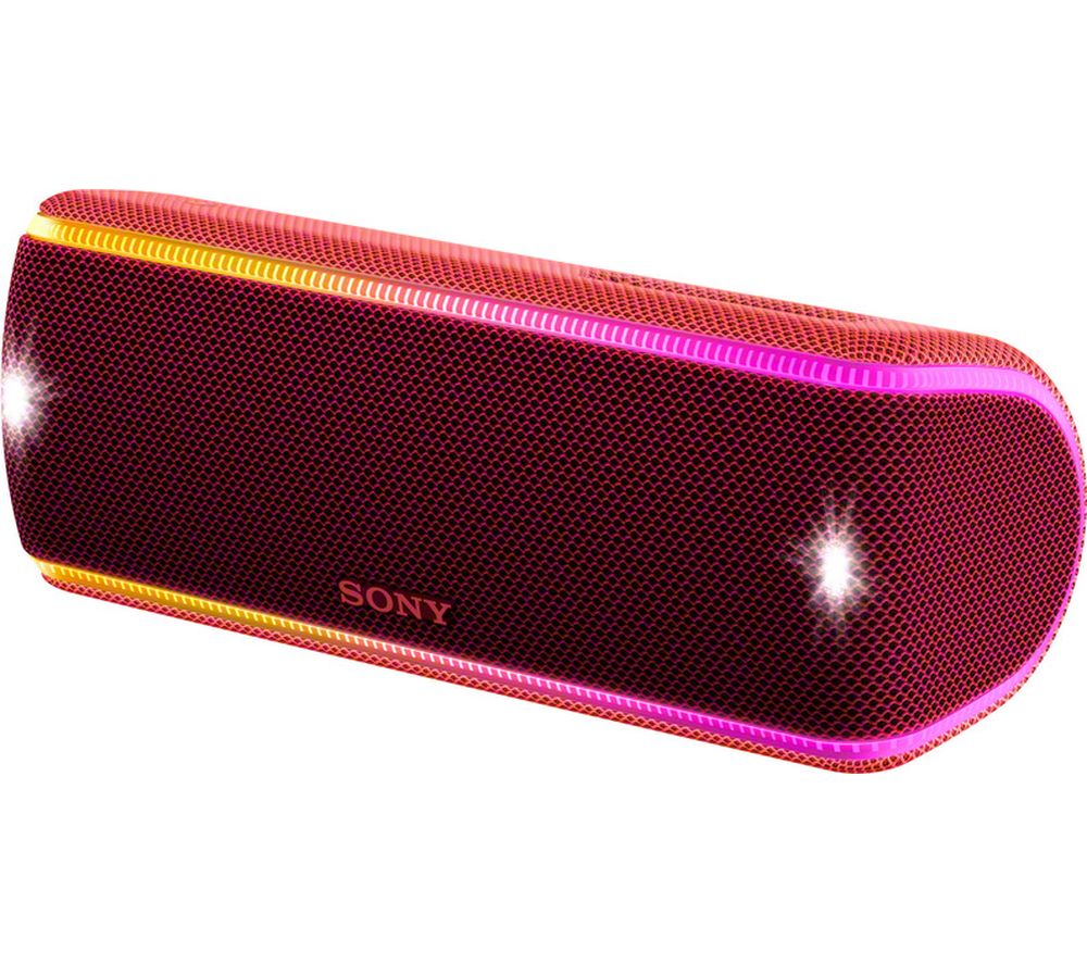 SONY SRS-XB31 Portable Bluetooth Wireless Speaker – Red, Red
