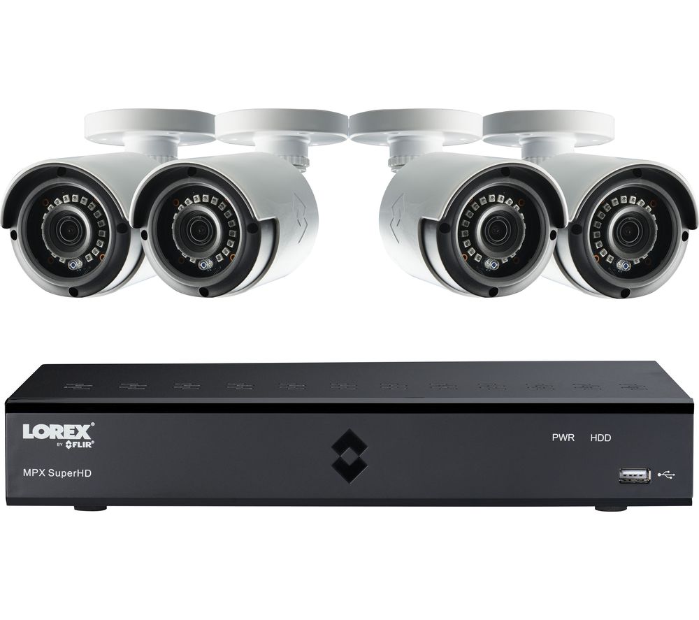 Lorex¬†lha41082tc4p 8 Channel Full Hd 1080p Home Security System Specs