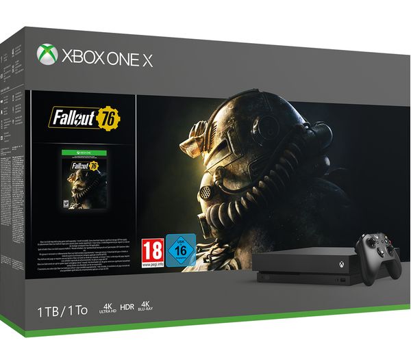MICROSOFT Xbox One X with Fallout 76