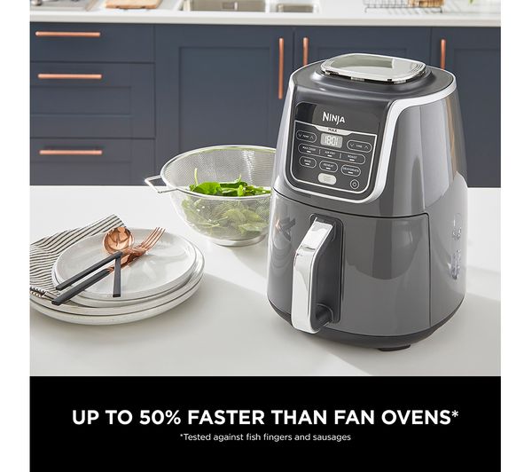 Ninja 5.2L AF160UK Air Fryer Max - Grey and Black