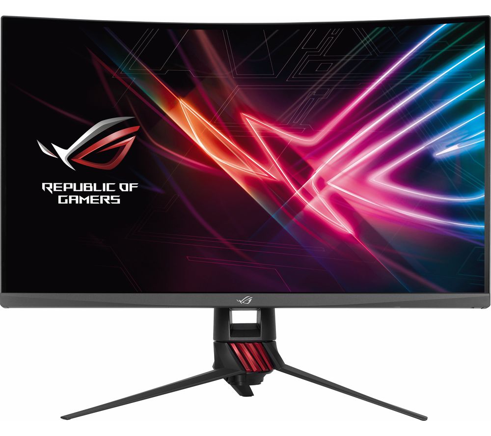 ASUS ROG Strix XG32VQR Quad HD 31.5″ Curved Gaming Monitor – Black, Black