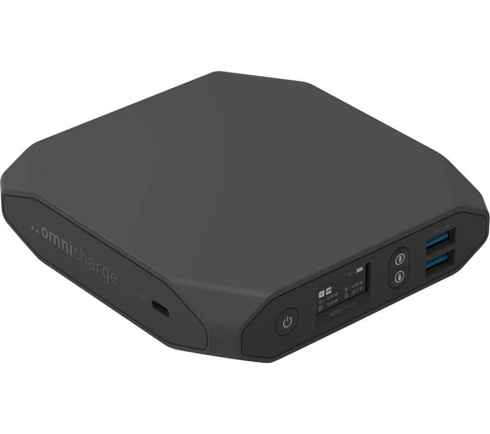 OMNICHARGE Omni 20 USB-C+ Portable Power Bank - Black
