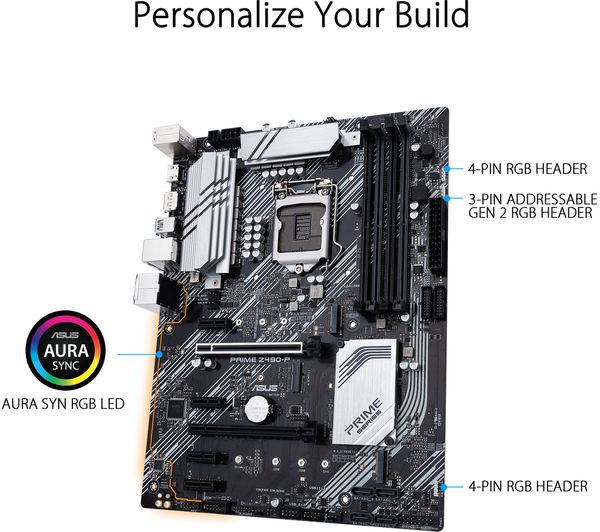 ASUS PRIME Z490-P LGA1200 Motherboard - 118820 - Currys Business