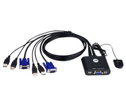 CS22U 2-Port USB VGA Cable Switch - 1.8 m