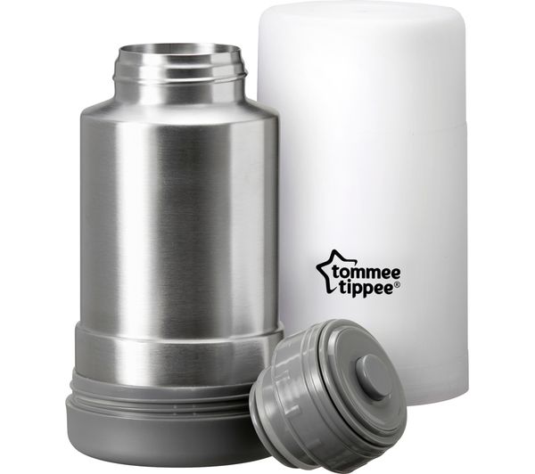 Tommee Tippee Travel Bottle Food Warmer Silver