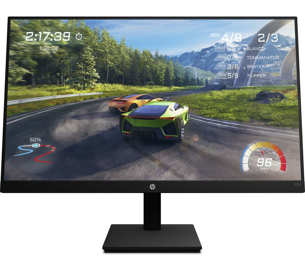 HP X32 Quad HD 31.5" IPS LCD Gaming Monitor - Black