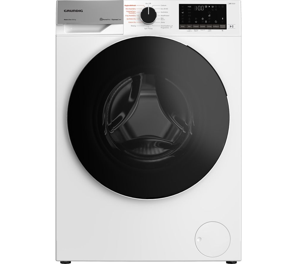GRUNDIG ExpressCare GD7510644UW Bluetooth 10 kg Washer Dryer White