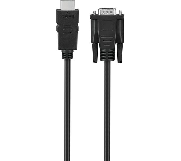 Image of LOGIK LHDMVG123 HDMI to VGA Cable - 1 m