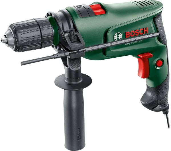Bosch Easyimpact 600 Corded Drill Green Black