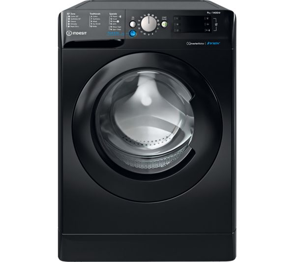 Image of INDESIT BWE 91496X K UK N 9 kg 1400 Spin Washing Machine - Black