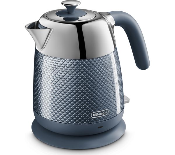 0210110181 DELONGHI Luminosa KBL3001GY Jug Kettle Grey & Blue