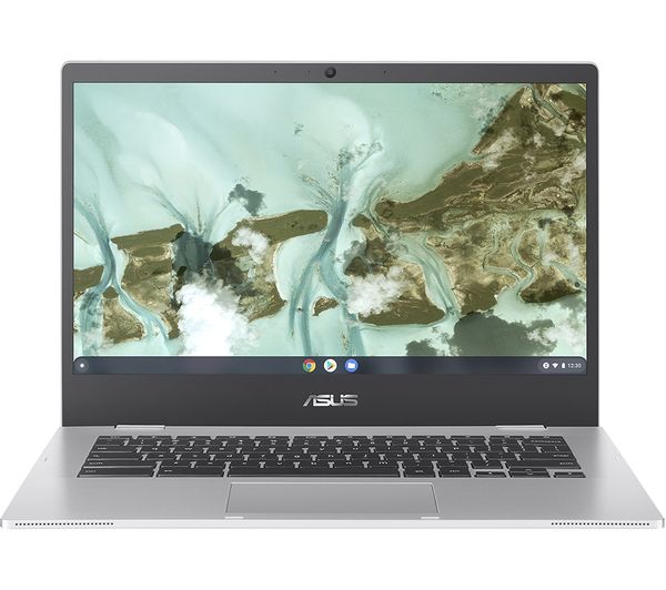 Image of ASUS CX1 14" Chromebook - Intel® Celeron®, 64 GB eMMC, Silver