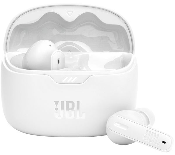 Jbl Tune Beam Wireless Bluetooth Noise Cancelling Earbuds White