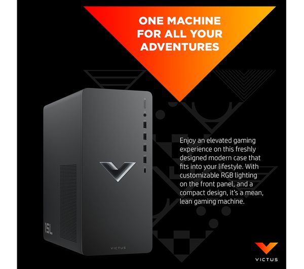 HP Victus 15L Gaming Desktop - Intel® Core™ i5, RTX 4060, 512 GB