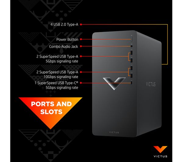 HP Victus 15L Gaming Desktop - Intel® Core™ i5, RTX 4060, 512 GB