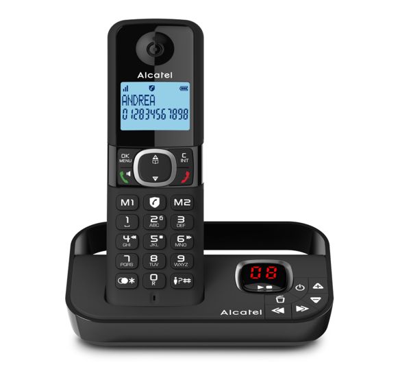 Alcatel F860 Voice Tam Atl1427325 Cordless Phone Black