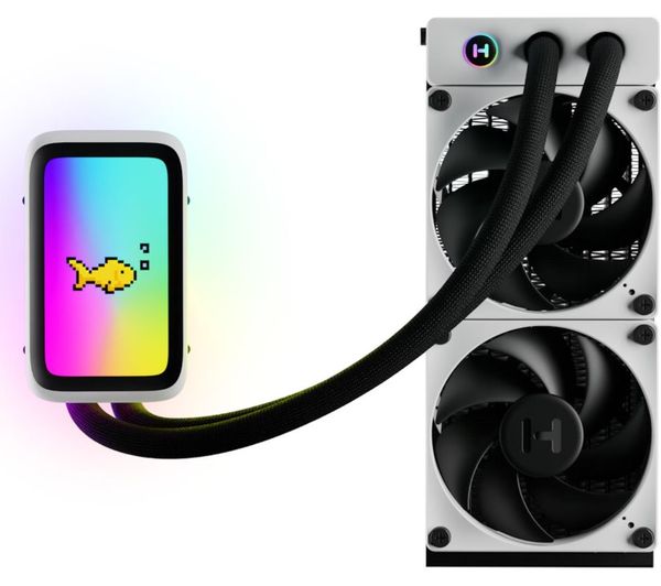 Hyte Thicc Q60 240 Mm Lcd Liquid Cpu Cooler Rgb Led