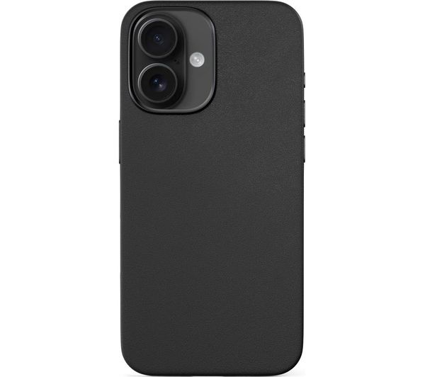 Epico Mag Magnetic Iphone 16 Genuine Leather Case Black