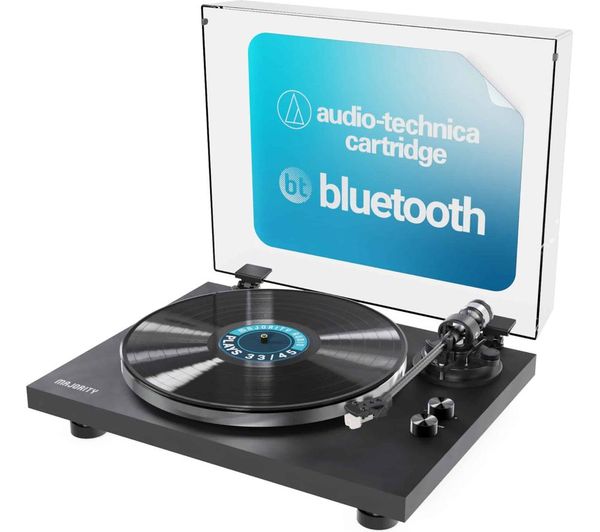 Majority Stylo Belt Drive Bluetooth Turntable Black