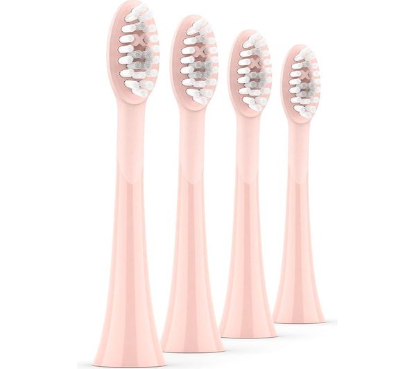 Ordo Sonic Replacement Toothbrush Heads Pack Of 4 Rose Gold