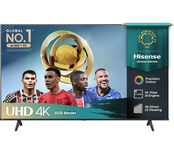HISENSE E6Q 43" LED 4K HDR Smart TV with Freely - 43E6QTUK